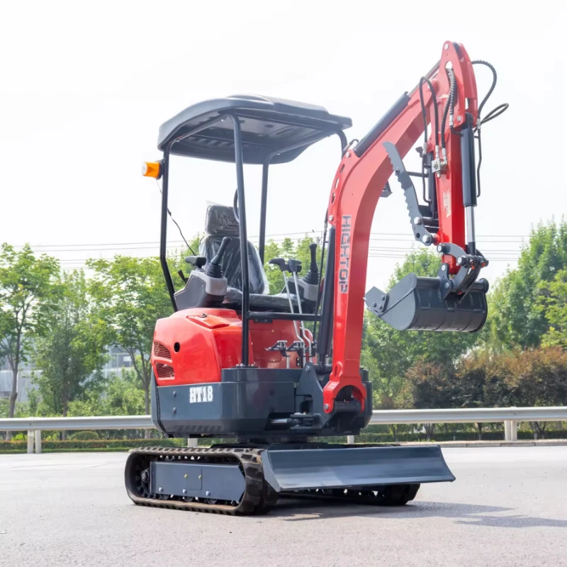 best selling mini 1.8ton excavator free door to door shipping machine hydraulic multifunctional small excavator for farm