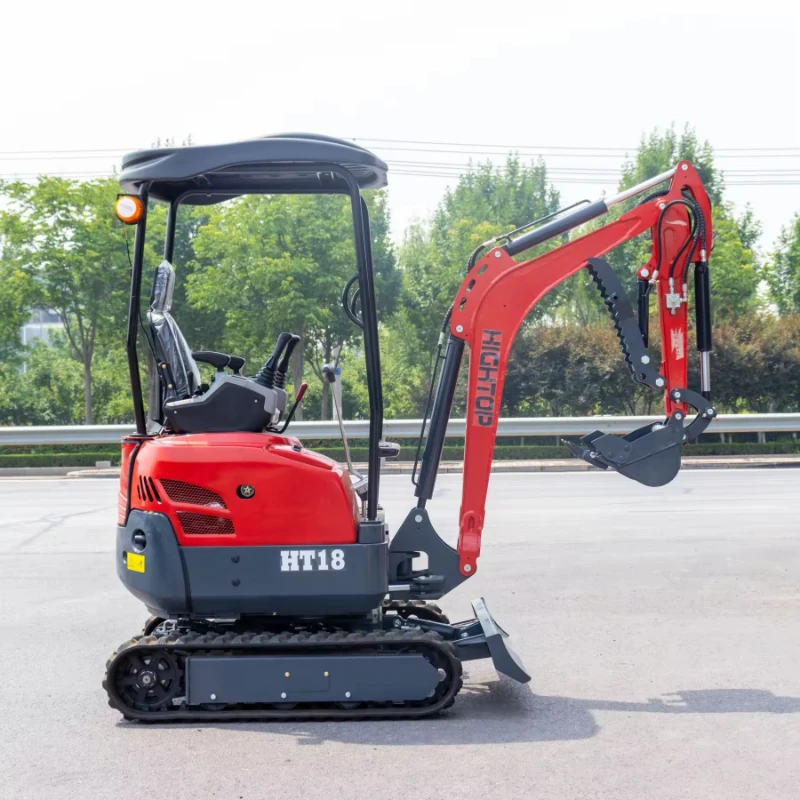 best selling mini 1.8ton excavator free door to door shipping machine hydraulic multifunctional small excavator for farm