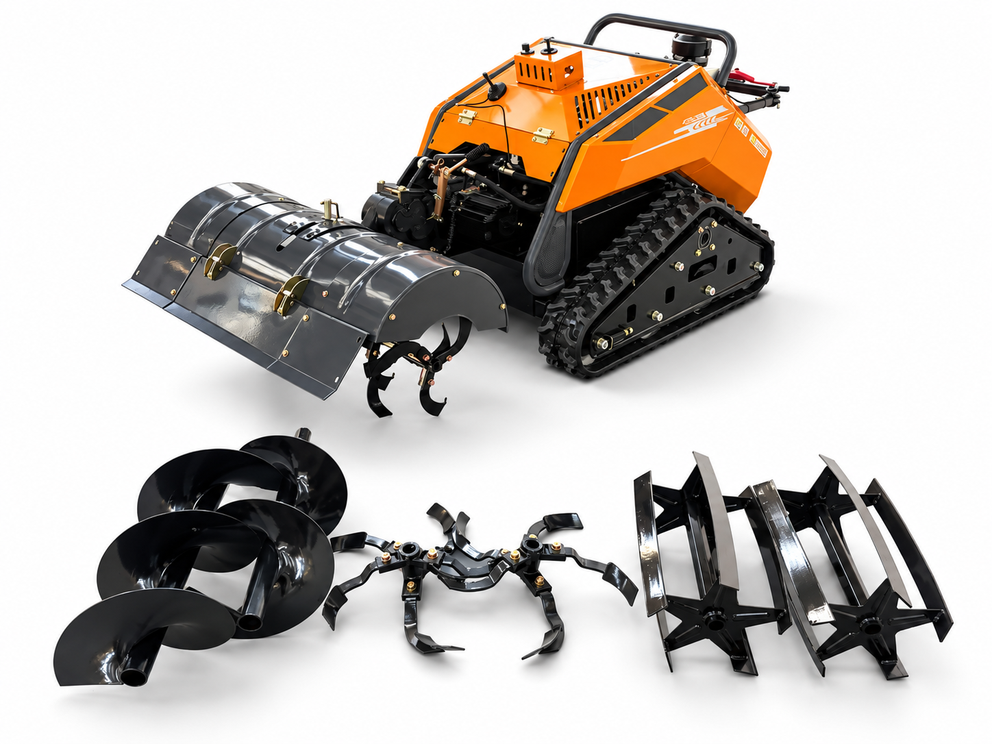 XT-1100Remote Controlled Multifunctional Flail Mower & Rotary Tiller