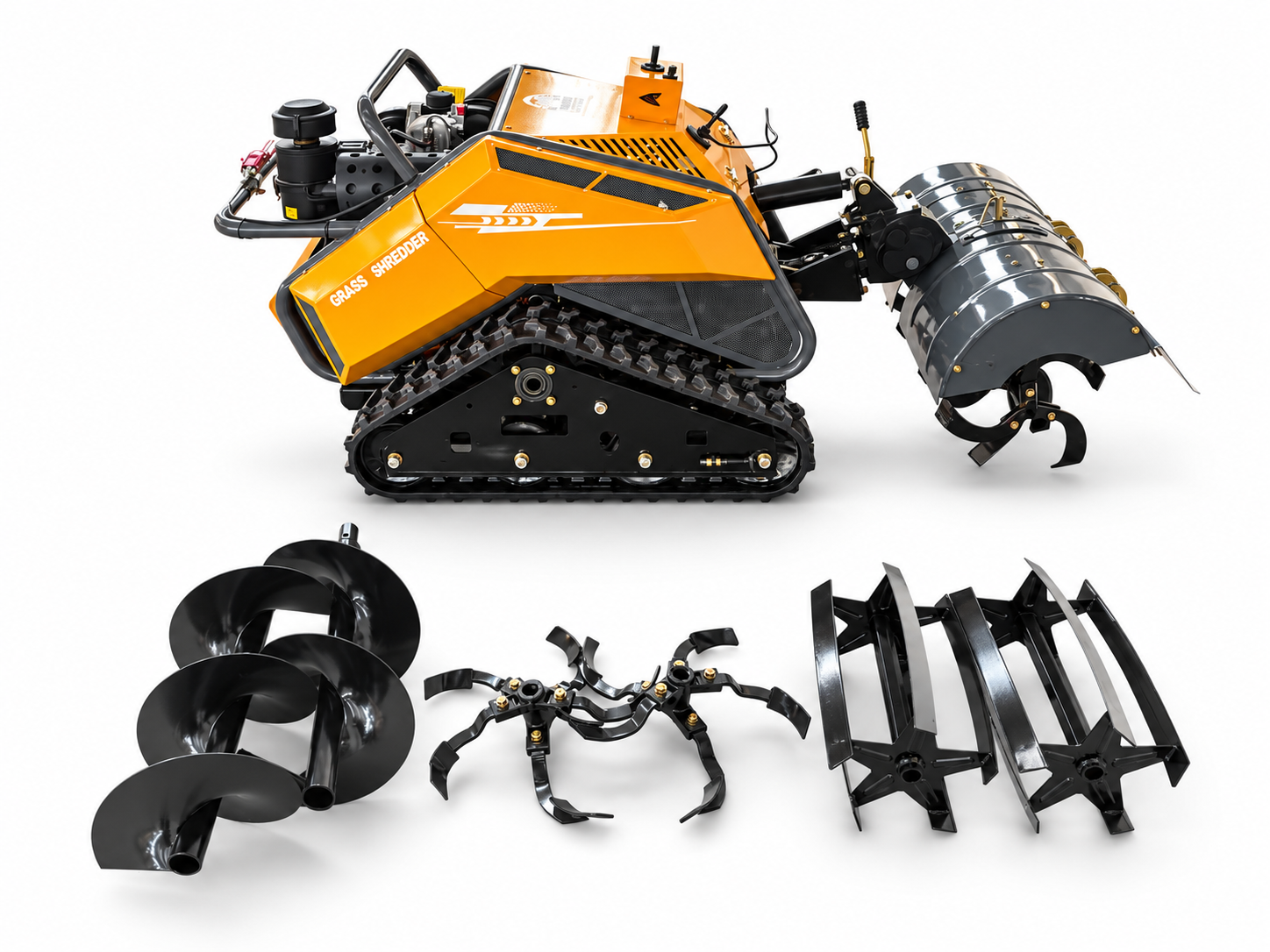 XT-1100Remote Controlled Multifunctional Flail Mower & Rotary Tiller